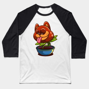 cat plant cartoon Baseball T-Shirt